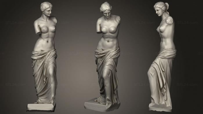 Статуи античные и исторические (Венера, STKA_1749) 3D модель для ЧПУ станка